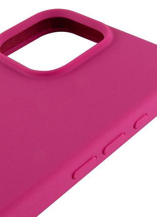 Чохол silicone case full protective (aa) для apple iphone 13 pro (6.1") малиновий / dragon fruit 4