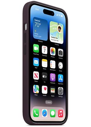 Чехол silicone case full protective (aa) для apple iphone 15 plus (6.7") фиолетовый / elderberry 2