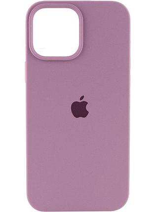 Чехол silicone case full protective (aa) для apple iphone 15 plus (6.7") лиловый / lilac pride 2