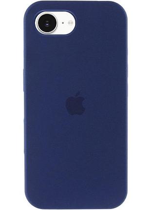 Чохол silicone case full protective (aa) для apple iphone 16e (6.1") синій / deep navy