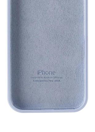 Чохол silicone case full protective (aa) для apple iphone 16e (6.1") блакитний / lilac blue 4