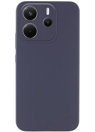 Чехол silicone cover lakshmi full camera (aaa) для xiaomi redmi note 14 4g (int. version) серый / dark gray