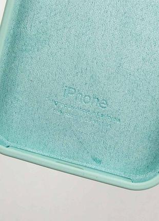 Чохол silicone case full protective (aa) для apple iphone 15 pro (6.1") бірюзовий / turquoise 5