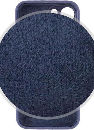 Чохол silicone case full camera protective (aa) для apple iphone 15 (6.1") темно-синій / midnight blue 4