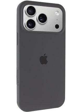Чохол silicone case full protective (aa) для apple iphone 17 pro max (6.9") сірий / dark gray
