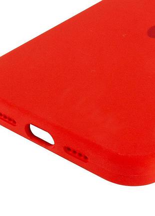 Чехол silicone case full protective (aa) для apple iphone 15 pro (6.1") красный / red 5