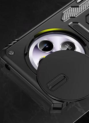 Ударопрочный чехол camshield army ring для xiaomi redmi 14c / a4 / poco c75 черный / black