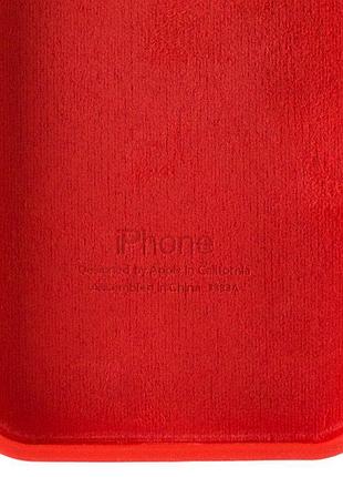 Чехол silicone case full protective (aa) для apple iphone 16e (6.1") красный / red 3
