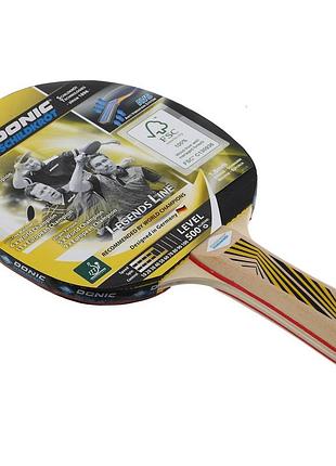 Ракетка для пинг-понга donic legends 500 fsc dt1-714407, размер (eu) - one size