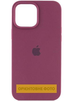 Чохол silicone case full protective (aa) для apple iphone 17 (6.3") бордовий / plum