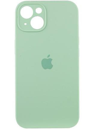 Чехол silicone case full camera protective (aa) для apple iphone 15 plus (6.7") зеленый / pistachio 2
