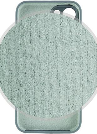 Чехол silicone case full camera protective (aa) для apple iphone 15 plus (6.7") зеленый / pine green 4