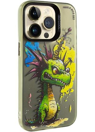 Чохол tpu+pc so cool для apple iphone 15 pro max (6.7") dragon
