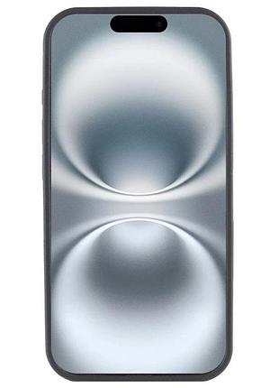 Чехол silicone case full camera protective (aa) для apple iphone 16e (6.1") черный / black 2