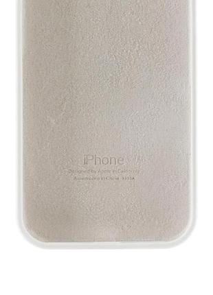 Чехол silicone case full camera protective (aa) для apple iphone 16e (6.1") белый / white 3