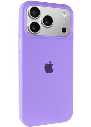 Чехол silicone case full protective (aa) для apple iphone 17 pro max (6.9") сиреневый / dasheen