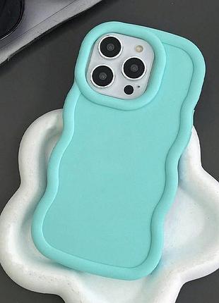 Чохол tpu ripple для apple iphone 16 pro (6.3") turquoise