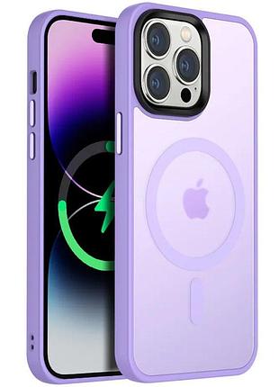 Чехол ummi colorful with magsafe для apple iphone 13 pro max (6.7") сиреневый / light purple