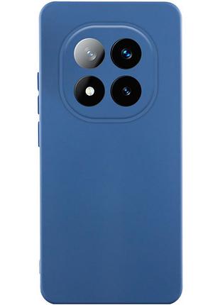 Чехол silicone cover lakshmi full camera (aaa) для xiaomi redmi note 14 pro+ синий / denim blue