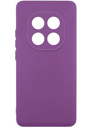 Чехол tpu getman liquid silk full camera для xiaomi redmi note 14 pro 4g фиолетовый / grape