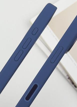 Чехол silicone case (aaa) with magsafe and animation (button) для apple iphone 16 pro (6.3") denim 6