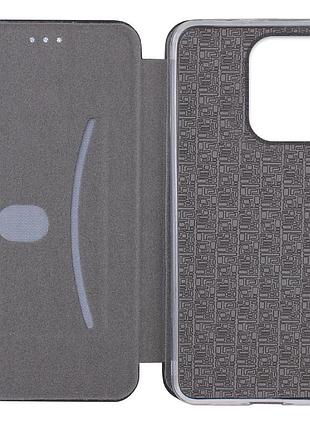 Шкіряний чохол-книжка classy для xiaomi redmi note 14 4g (int. version) чорний