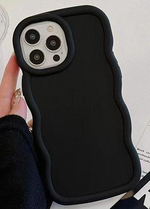 Чехол tpu ripple для apple iphone 13 pro max (6.7") black