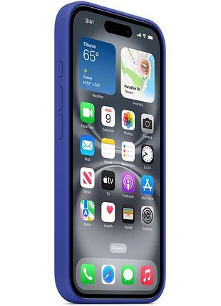 Чохол silicone case (aaa) with magsafe and animation для apple iphone 16 pro (6.3") ultramarine 4