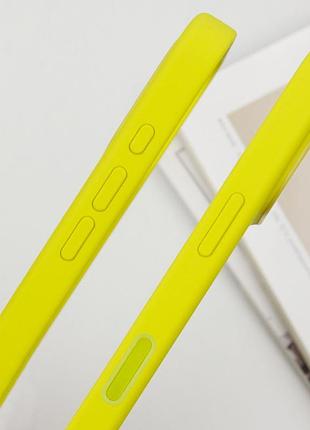 Чохол silicone case (aaa) with magsafe and animation (button) для apple iphone 16 pro max (6.9") star fruit 6