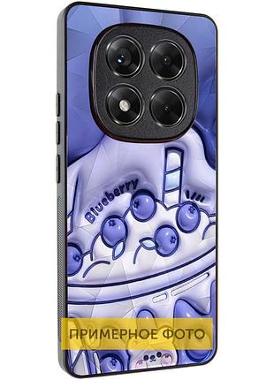 Tpu+pc чохол prisma fluffie для xiaomi redmi note 14 4g (int. version) blueberry