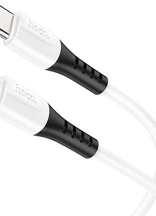 Дата кабель hoco x82 silicone type-c to lightning 20w (1m) white 3
