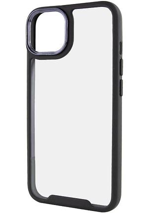 Чехол tpu+pc lyon case для apple iphone 14 (6.1") black 4