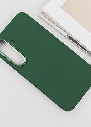 Tpu чохол bonbon metal style для samsung galaxy s24+ / s25+ зелений / army green