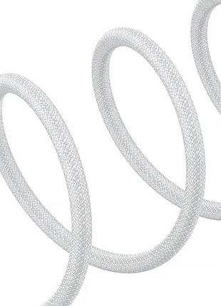 Дата кабель baseus gem fast charging type-c to type-c 100w (2m) (p10373000111-01) moon white 3