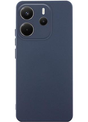 Чехол silicone cover ummi lakshmi full camera (aa) для xiaomi redmi note 14 4g (europe version) синий / midnight blue