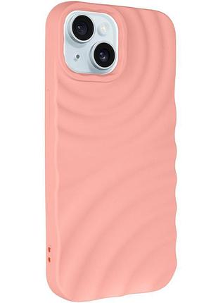 Чехол tpu monowave для apple iphone 15 (6.1") pink