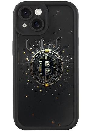 Tpu чохол prestige для apple iphone 15 (6.1") bitcoin