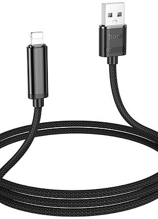 Дата кабель hoco u127 power usb to lightning (1.2m) black 4