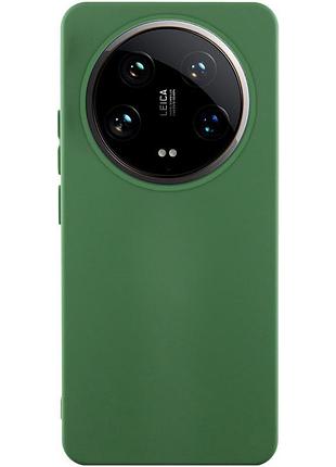 Чохол silicone cover lakshmi (aaa) для xiaomi 14 ultra зелений / cyprus green