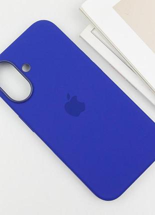 Чохол silicone case (aaa) with magsafe and animation (button) для apple iphone 16 plus (6.7") ultramarine 4