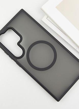 Чехол ummi colorful with magsafe для samsung galaxy s24 ultra черный / black