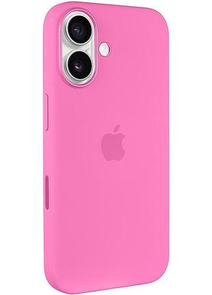 Чохол silicone case (aaa) with magsafe and animation (button) для apple iphone 16 plus (6.7") peony