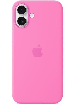 Чохол silicone case (aaa) with magsafe and animation (button) для apple iphone 16 plus (6.7") peony 4