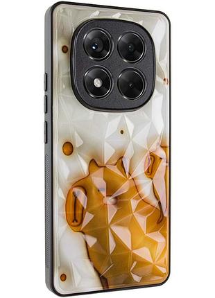 Tpu+pc чехол prisma fluffie для xiaomi redmi note 14 pro 5g capybara