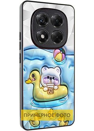 Tpu+pc чехол prisma fluffie для xiaomi redmi note 14 4g (int. version) ducklings
