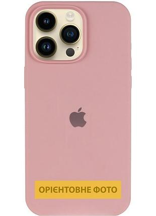 Чохол silicone case (aa) logo with magsafe для apple iphone 16e (6.1") рожевий / pink sand 2