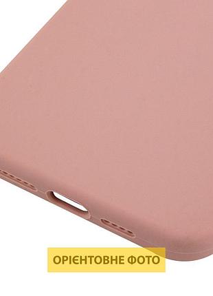 Чохол silicone case (aa) logo with magsafe для apple iphone 16e (6.1") рожевий / pink sand 5