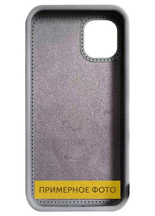 Чехол silicone case full protective with ring для apple iphone 16e (6.1") grey 2