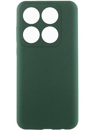Чехол silicone cover lakshmi full camera (aaa) для xiaomi 14t pro зеленый / cyprus green