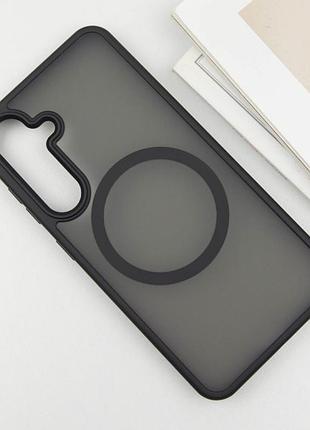 Чехол ummi colorful with magsafe для samsung galaxy s25 черный / black